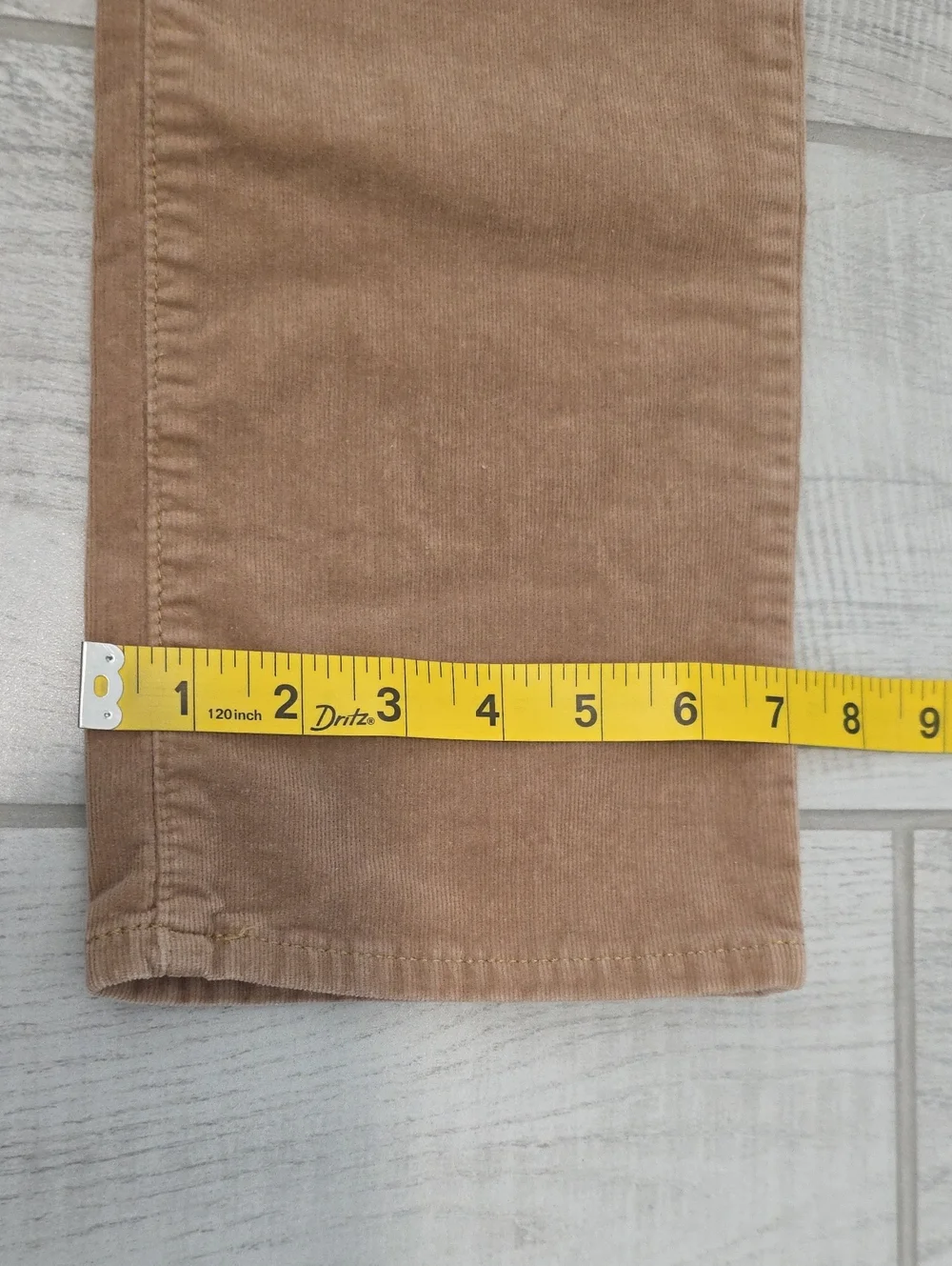Lauren Ralph Lauren Women's Size 8 Tan Corduroy Straight Leg Pants Equestrian